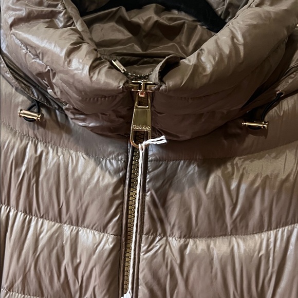 Calvin Klein Taupe Puffer Jacket C169 - Picture 2 of 13